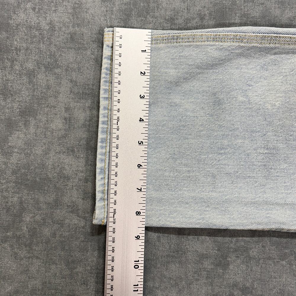 Hollister Ultra High Rise Dad Jean Carpenter light wash denim streetwear wms 27 - Picture 8 of 8